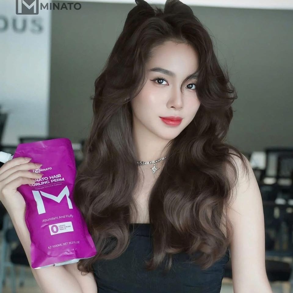 Uốn Thông Minh Minato 1000ml Công Nghệ Nhật Bản MEA Căng Sóng Mềm Mịn Bảo Vệ Tóc Hư Tổn Myphamkhanhdiem